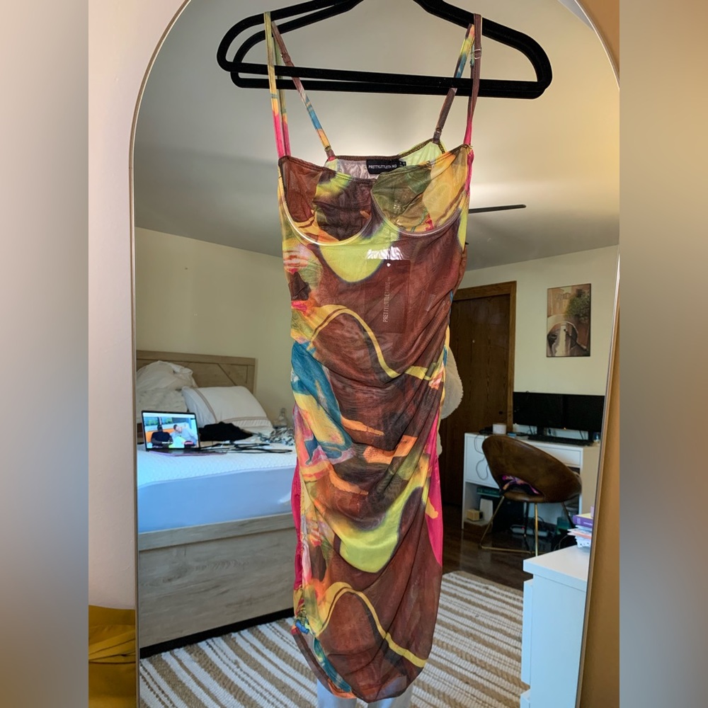 Multi Color Mini Dress